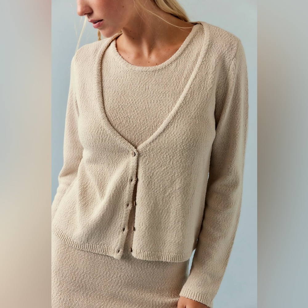 Sadie Sweater Mini Dress Set XS NWT - Picture 3 of 14